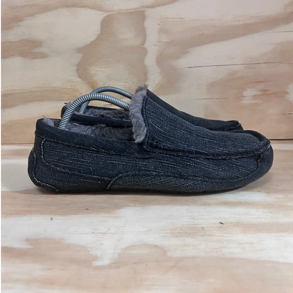 UGG Australia - Ascot - Moccasin Slipper - Gray - Men's - 10 - S/N 1011738